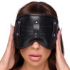 The Red Masque en cuir rembourré Blind Up Noir